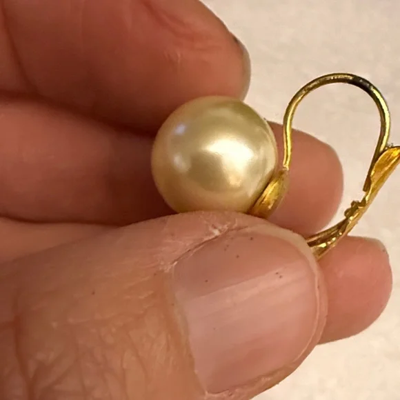 Vintage Joan Rivers Ten Color Leverback Pearl Stud Earrings Set - Picture 5 of 8